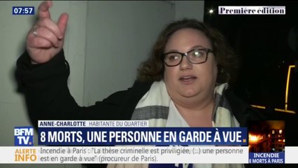 "J'ai vu les gens descendre en rappel." Cette habitante du 16e raconte comment les pompiers ont évacué l'immeuble en feu à Paris