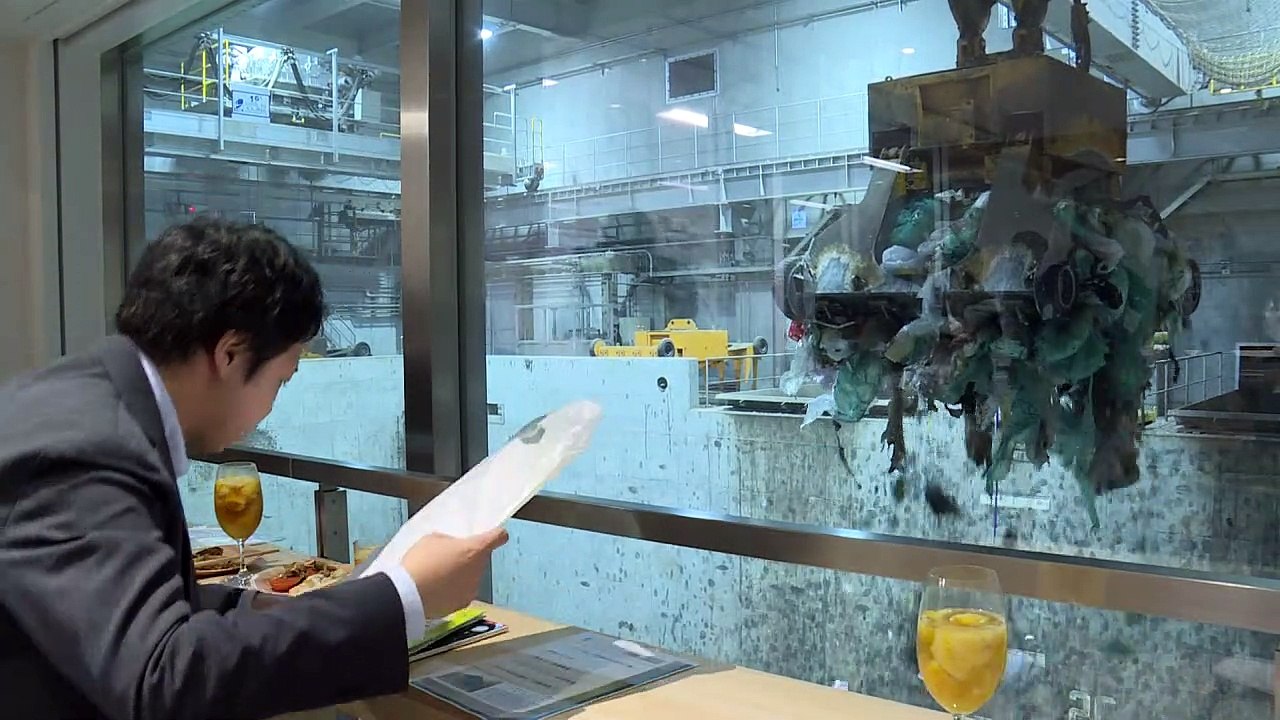 Auf ein Bier im Müllverbrennungskraftwerk