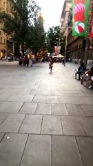 Hire Bike Wheelie Fail