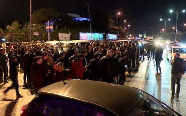 Darp edilen Uber sürücüsüne destek eylemi