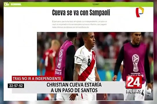 Christian Cueva estaría a un paso de formar parte de Santos