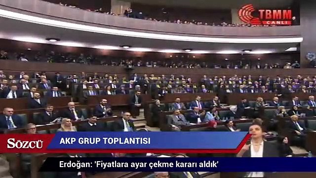 Erdoğan:'Fiyatlara ayar çekme kararı aldık'