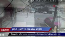 Soyguncuların bıraktığı şüpheli paket polisi alarma geçirdi