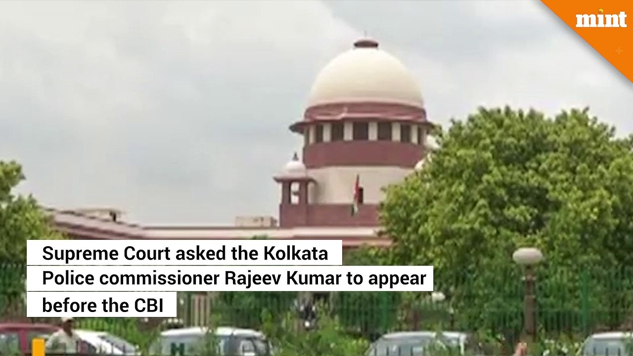 SC tells Kolkata’s top cop to appear before CBI