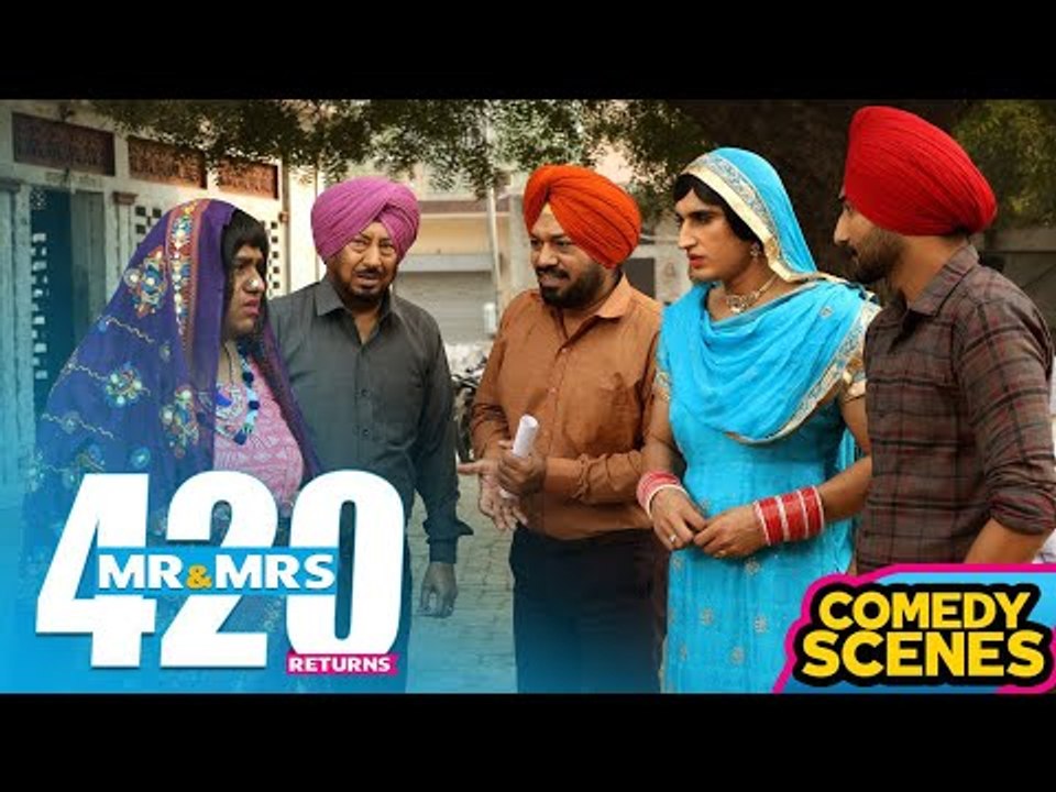 Superhit Comedy Scenes Mr Mrs 4 Returns Funny Scenes Jassie Ranjit Bawa Video Dailymotion