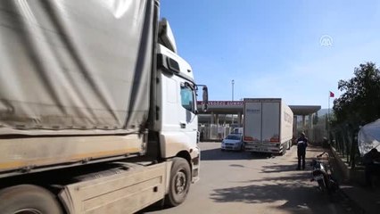 Cilvegözü Sınır Kapısı'nda Yoğunluk