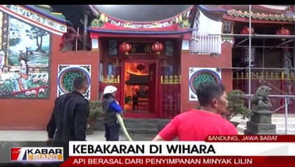 Kebakaran Vihara Samudra Bhakti Saat Warga Sedang Beribadah
