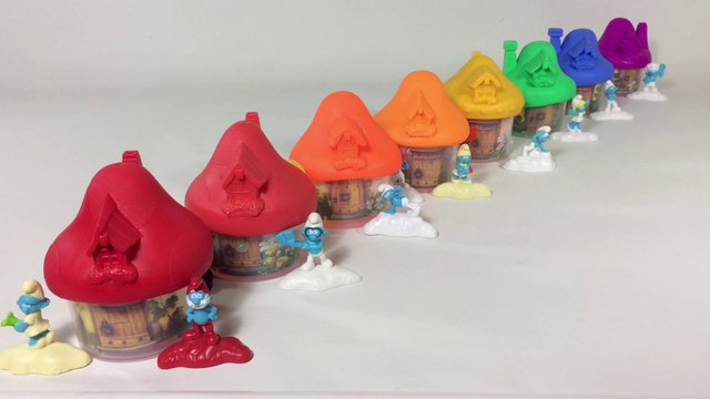 SMURFS The LOST VILLAGE Happy Meal Toys McDonalds 2017 Complete LEARN COLORS || Keith's Toy Box