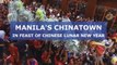 Manila's Chinatown in feast of Chinese Lunar New Year