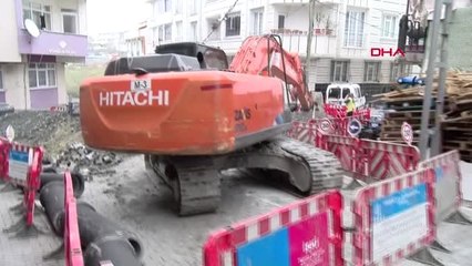 Esenyurt'ta İş Makinesi Doğalgaz Borusunu Patlattı
