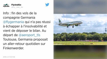 Allemagne. La compagnie aérienne Germania dépose le bilan et annule ses vols