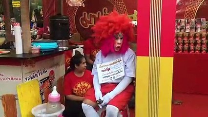 Weird Chinese Monkey Face Mask