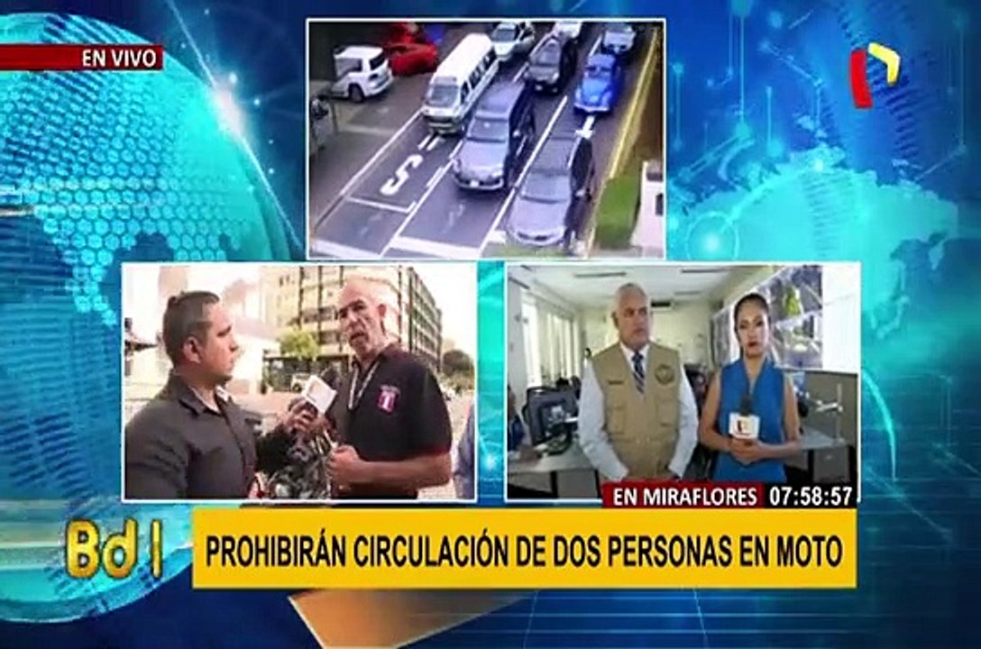 Miraflores: ordenanza que prohíbe circulación de dos personas en motocicletas genera controversia
