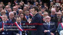 Macron et Philippe au grand débat : 2 salles, 2 ambiances