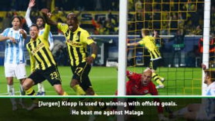 Klopp is used to winning with offside goals - Pellegrini