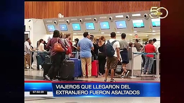 Viajeros que llegaron del extranjero fueron asaltados en Guayaquil