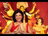 Sushmita Sen attends Durga Puja in Bandra