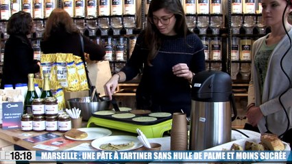 Marseille : une pâte à tartiner  sans huile de palme et moins sucrée