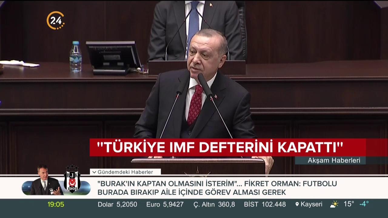 "Türkiye IMF defterini kapattı"