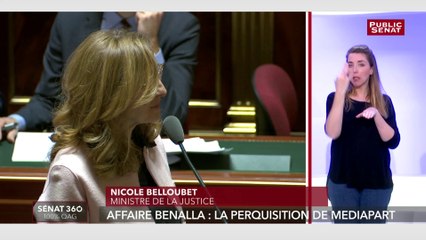 Enregistrements Mediapart : question de Marie-Pierre de la Gontrie à Nicole Belloubet