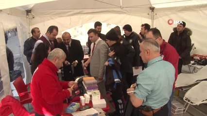 Karabük'te Polisler Kan Vermek İçin Sıraya Girdi