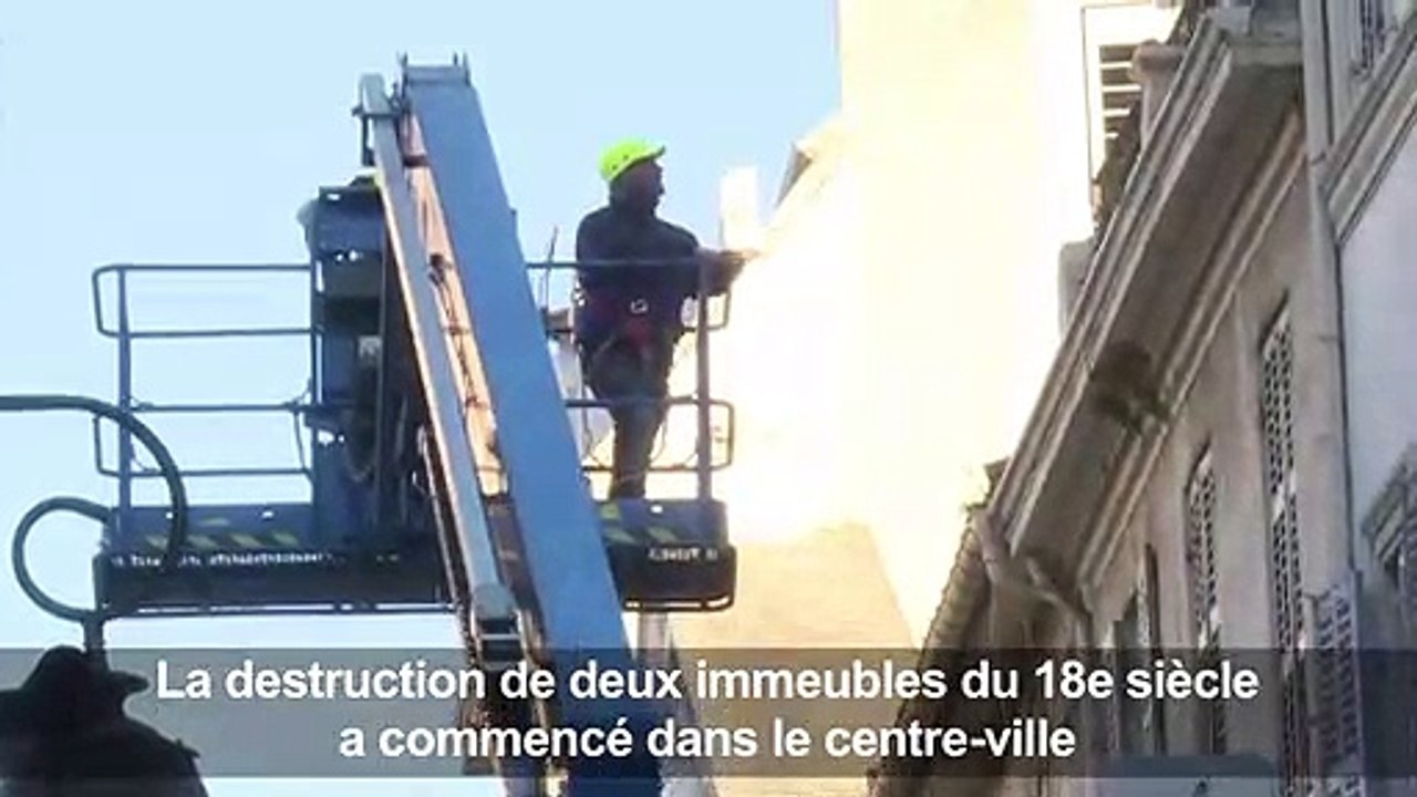 Marseille: démolition de deux immeubles jugés menaçants