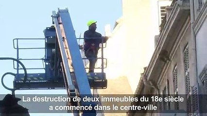 Marseille: démolition de deux immeubles jugés menaçants