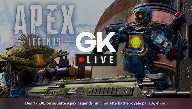 [GK Live replay] Noddus, Gautoz et Hubert glissent sur Apex Legends
