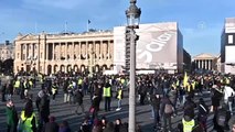 Fransa'da Sendika ve Sarı Yeleklilerden Hükümete Karşı Gösteri