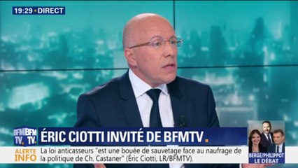 Éric Ciotti: "Emmanuel Macron a mis le pays à feu et à sang"
