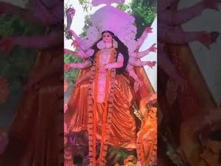 दुर्गा माँ की आरती  | Tulip Star - Durga Puja 2017 Dhunachi | Navratri 2017 | Live Darshan