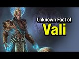 Unknown Fact of Vali  | Vali In Ramayana | Artha | AMAZING FACTS