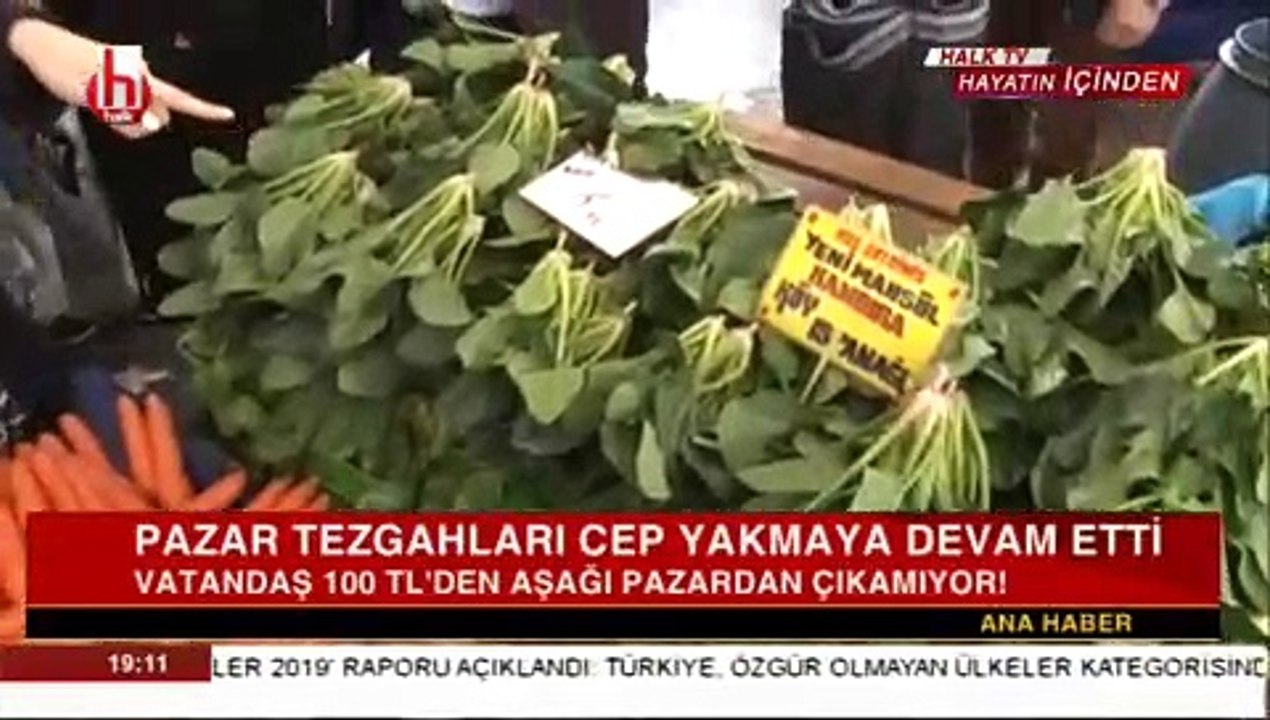 Halk TV pazarın nabzını tuttu... Bir dokunduk bin ah işittik