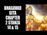 Bhagavad Gita - Chapter 2 - Stanza 14 & 15 | Artha | Bhagavad Gita Series