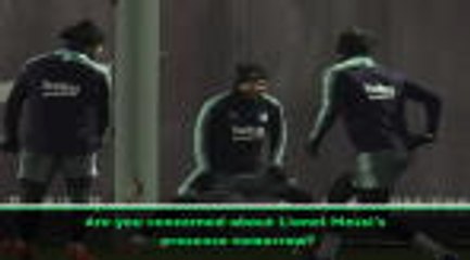 Real boss Solari wants Messi fit for El Clasico