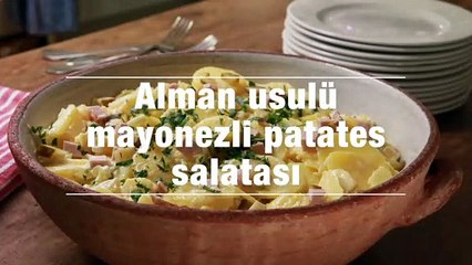 Alman usulu mayonezli patates salatasi
