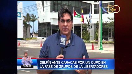 Delfín ante Caracas por un cupo en la fase de grupos de la Libertadores