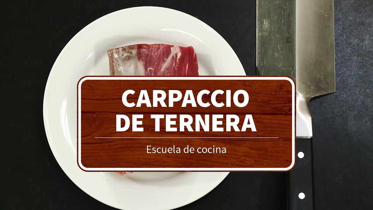 carpaccio de ternera
