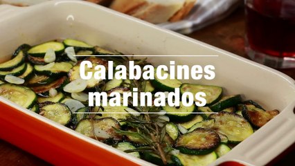 Calabacines Marinados