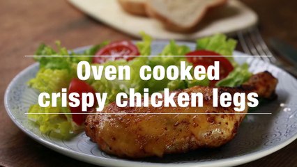 Oven cooked crispy chicken
