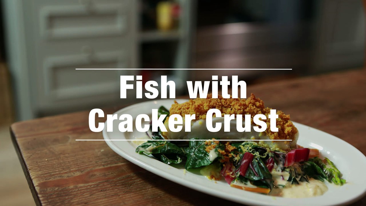 Fish with Cracker Crust