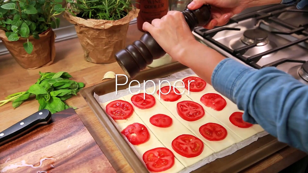 Puff Pastry Tomato Squares