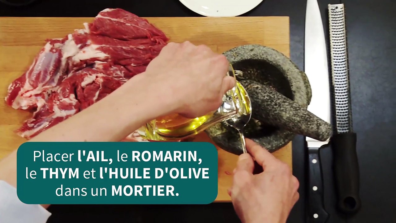 ficeler epaule d agneau