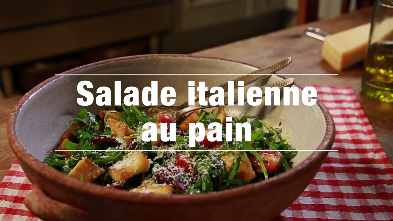 Salade italienne au pain