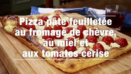 Pizza Pate Feuilletee Au Fromage De Chevre