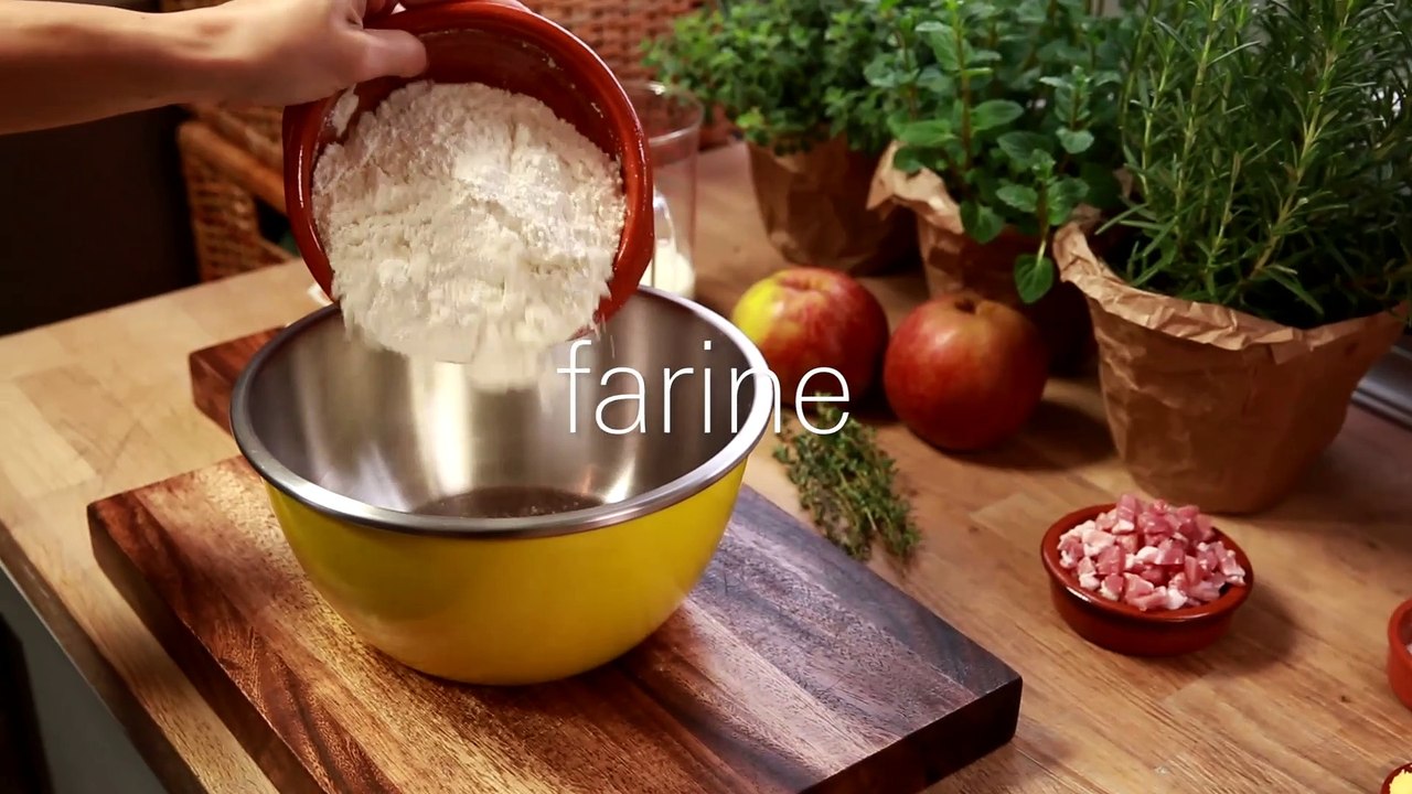 Crepes A La Pomme Au Thym Et Au Lard