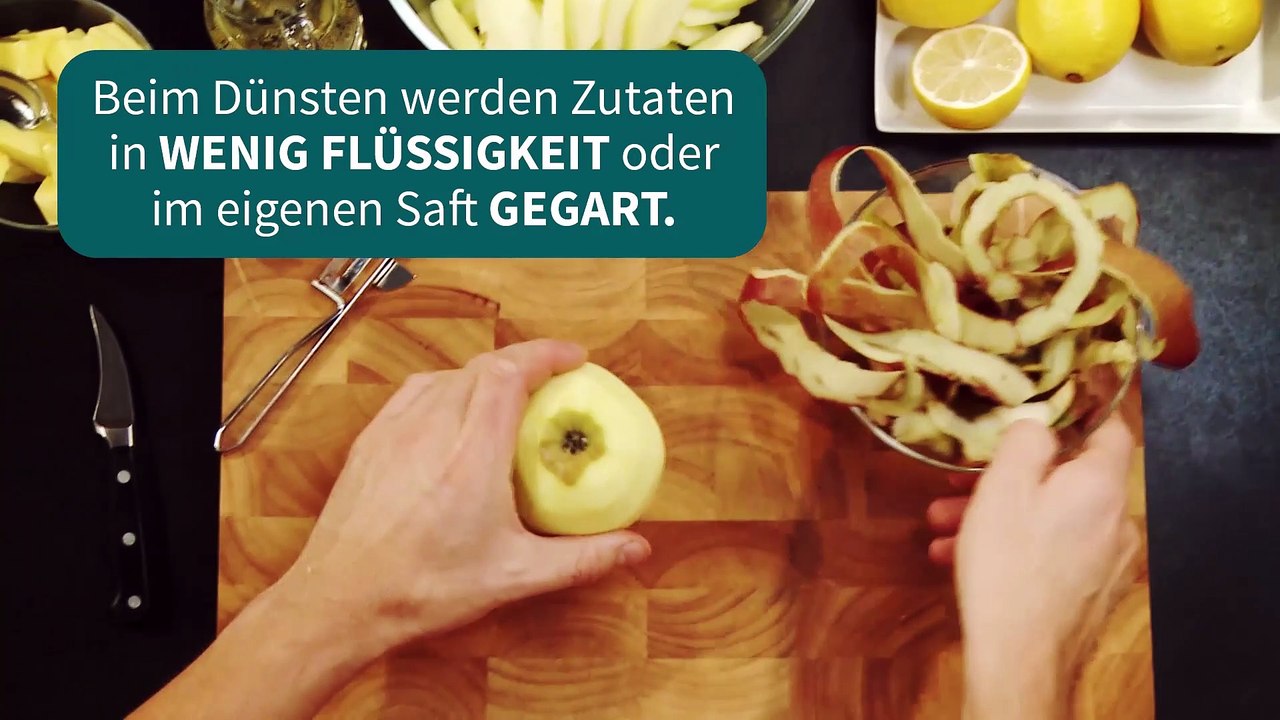 Die Kochschule - Dünsten, So gelingt es!