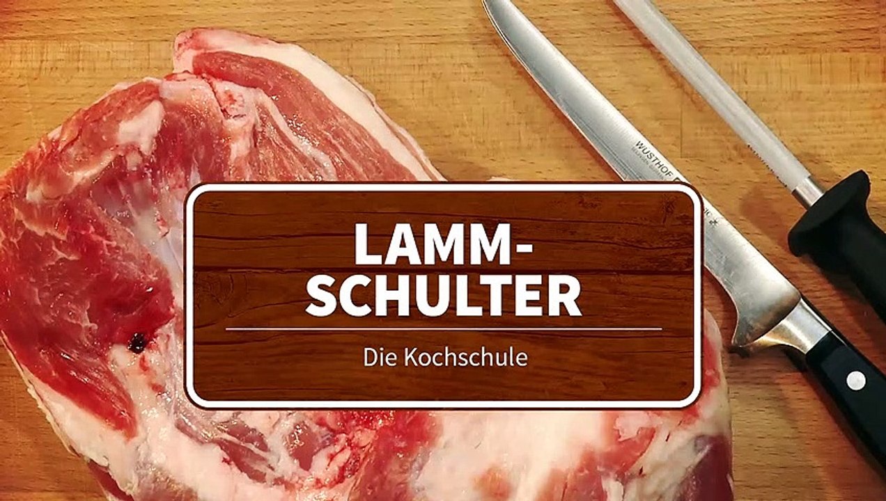 Die Kochschule - Lammschulter entbeinen