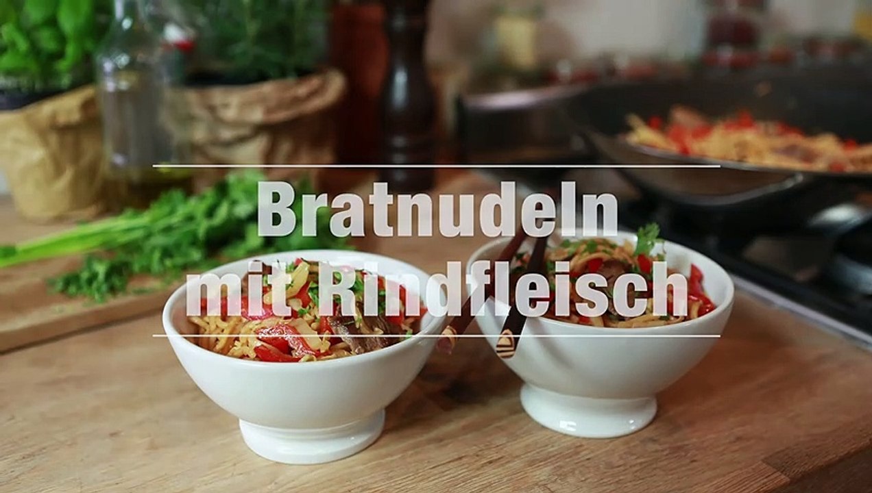 Gebratene Nudeln mit Rindfleisch - mehr als nur Resteverwertung