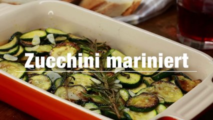 Marinierte Zucchini Rezept